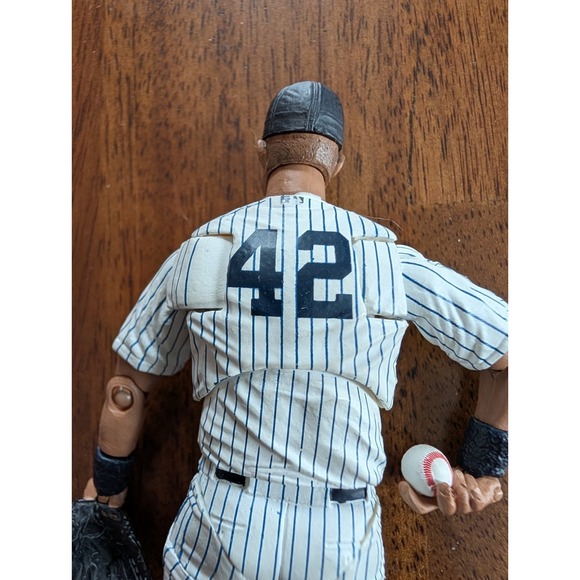 McFarlane MLB Playmakers NY Yankees #42 Mariano Rivera Action Figure Baseball 4" - Picture 4 of 5